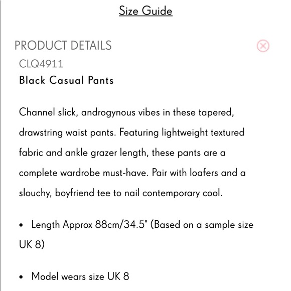 NWOT Dark green casual crop pants with pockets - Picture 3 of 3